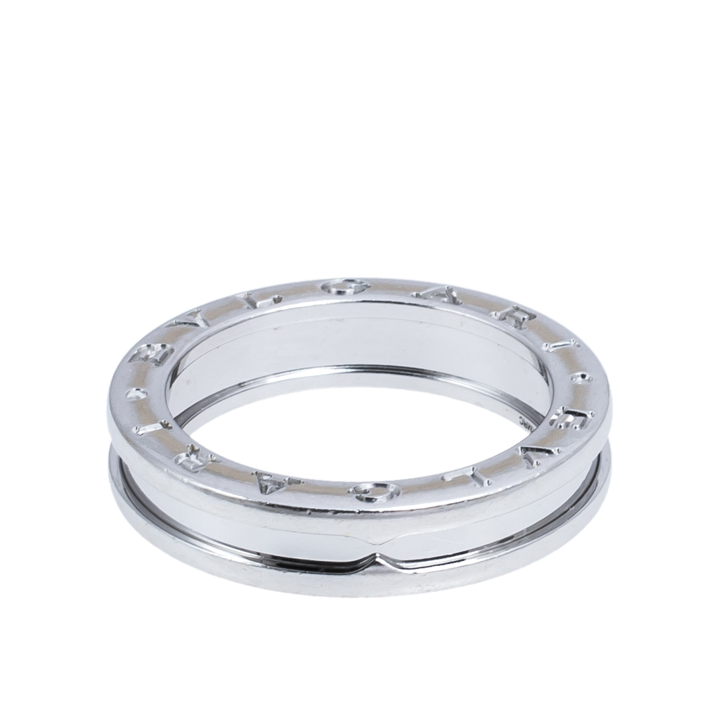 

Bvlgari B.zero1 One-Band 18K White Gold Ring 56