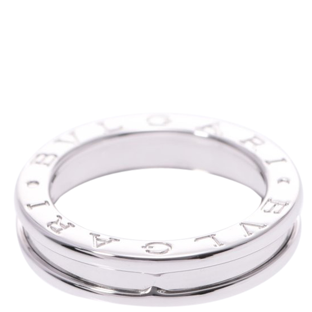 

Bvlgari B.Zero1 18K White Gold Ring Size 50
