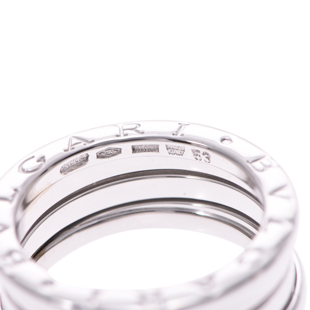 

Bvlgari B.Zero1 18K White Gold Ring Size EU 53, Silver