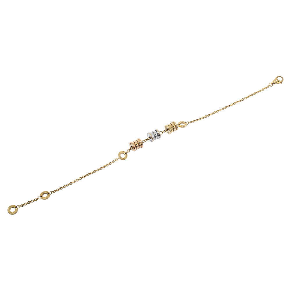 

Bvlgari B.Zero1 18K Three Tone Gold Element Soft Bracelet