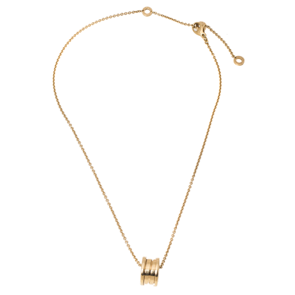 

Bvlgari B.Zero1 18K Yellow Gold Small Round Pendant Necklace