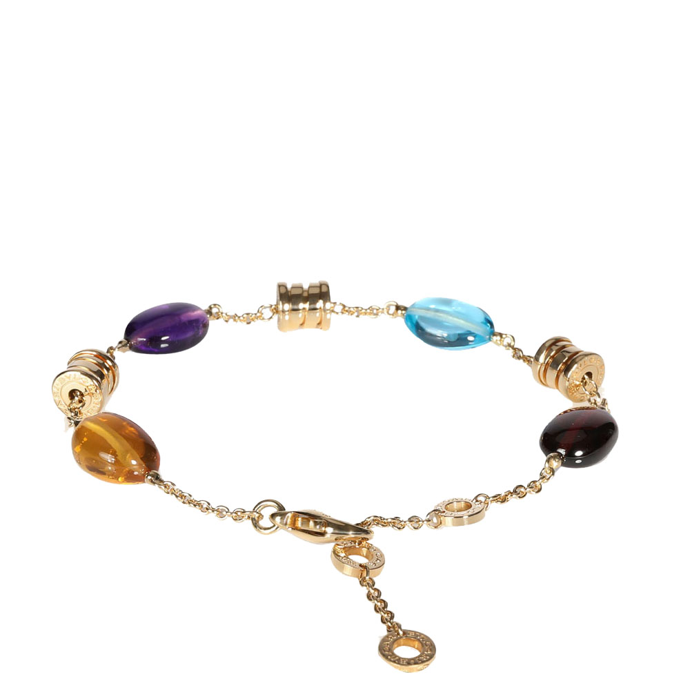 

Bvlgari B. Zero 1 Multi Colored Gemstones 18K Yellow Gold Bracelet