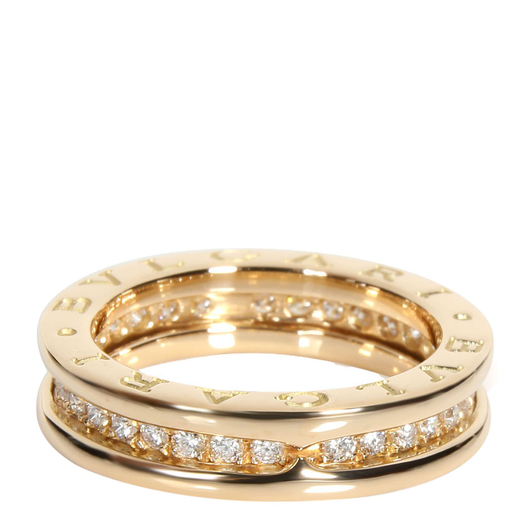 

Bvlgari 18K Yellow Gold B.zero1 0.45 CTW Diamonds Ring Size