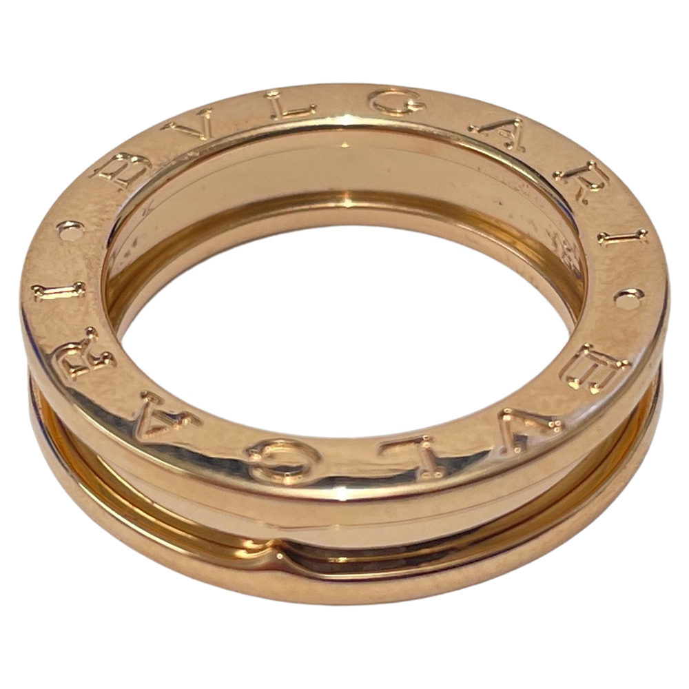 

Bvlgari 18K Rose Gold B.Zero1 One Band Ring Size EU 50
