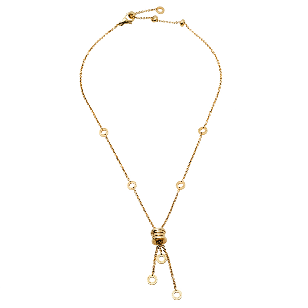 

Bvlgari B.Zero1 18K Yellow Gold Station Necklace