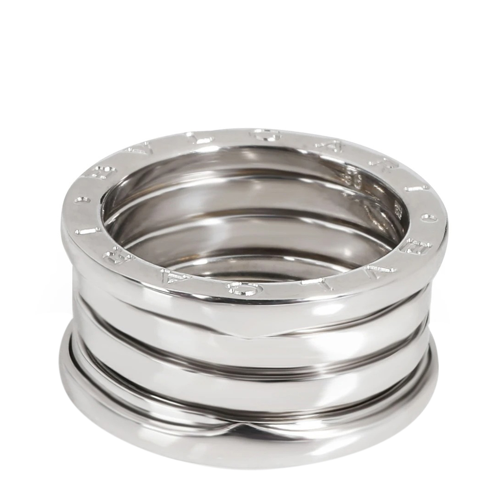 

Bvlgari B.zero1 18K White Gold 4 Band Ring Size EU