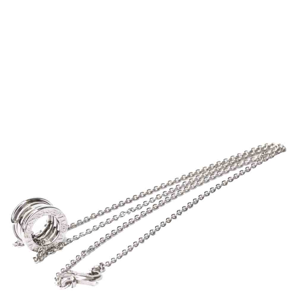 

Bvlgari B.Zero1 18K White Gold Necklace, Silver