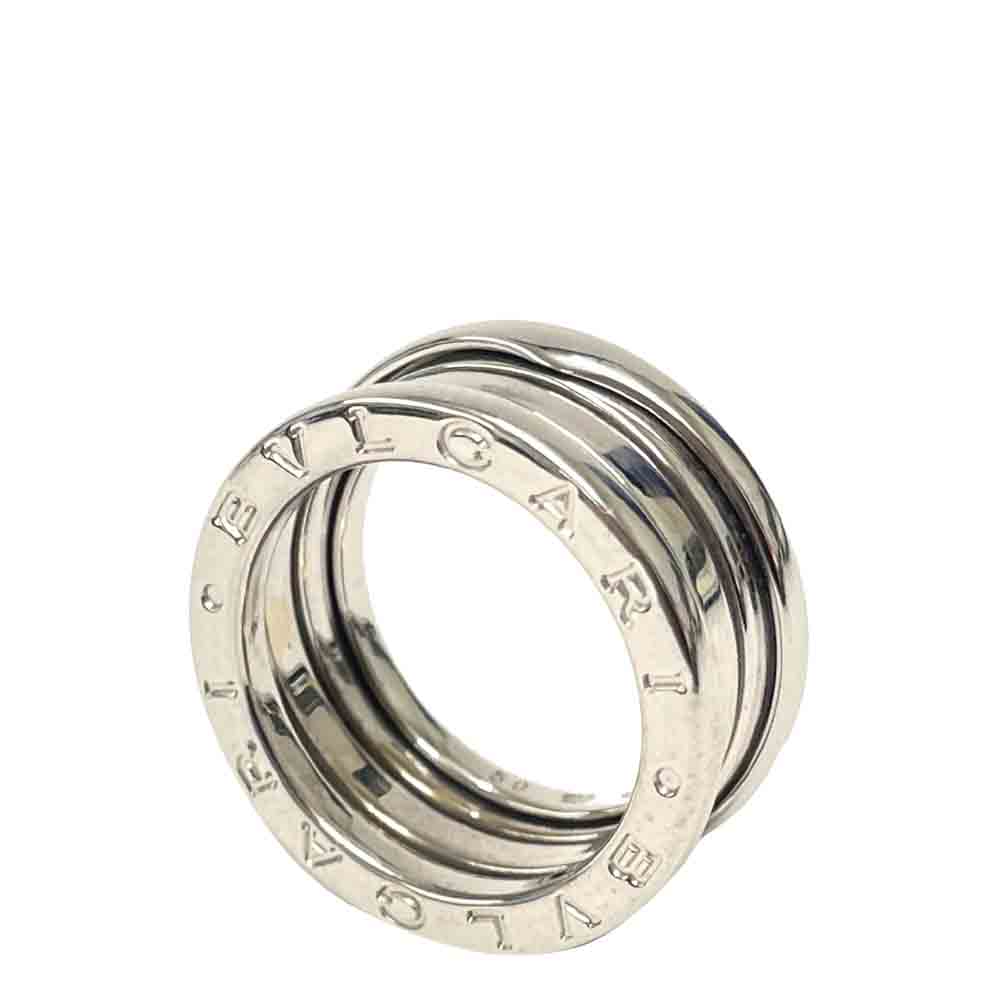 

Bvlgari 18K White Gold B.Zero 3 Band Ring Size EU 50