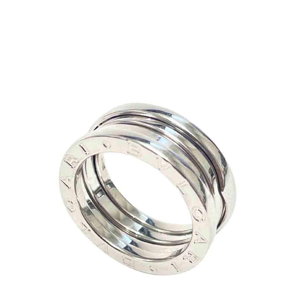 

Bvlgari 18K White Gold B.Zero 3 Band Ring Size EU 50