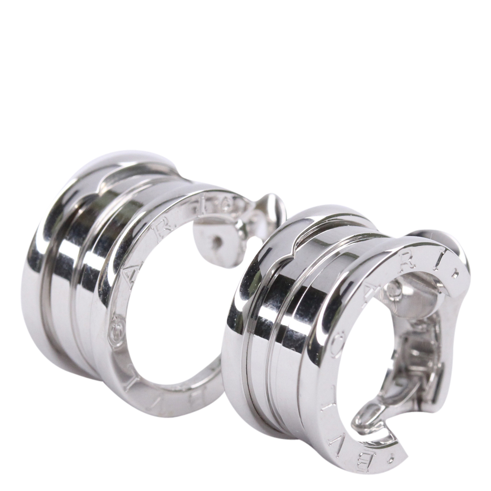 

Bvlgari B.Zero1 18K White Gold Hoop Earrings