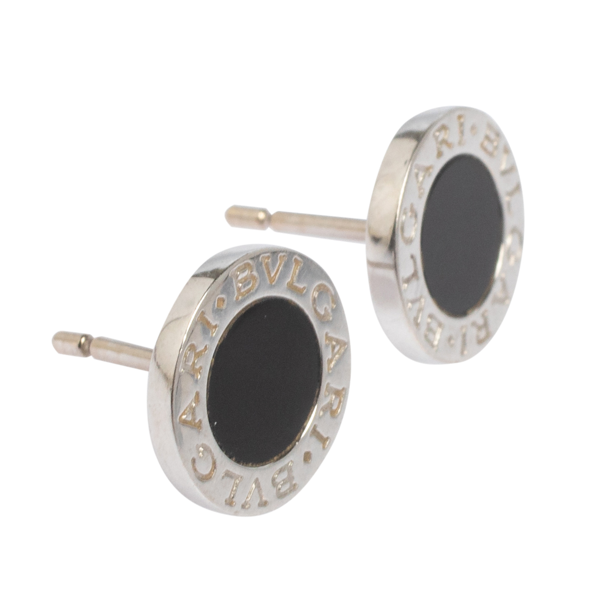 

Bvlgari Bvlgari Onyx 18K White Gold Stud Earrings