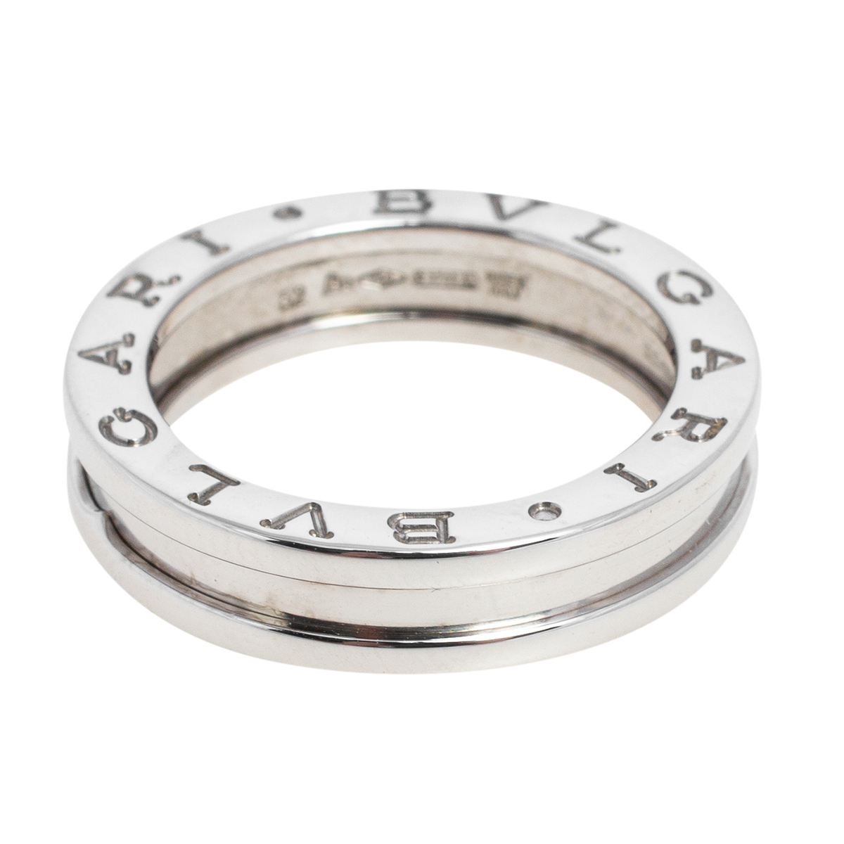 

Bvlgari B-Zero1 18K White Gold One Band Ring Size EU 52