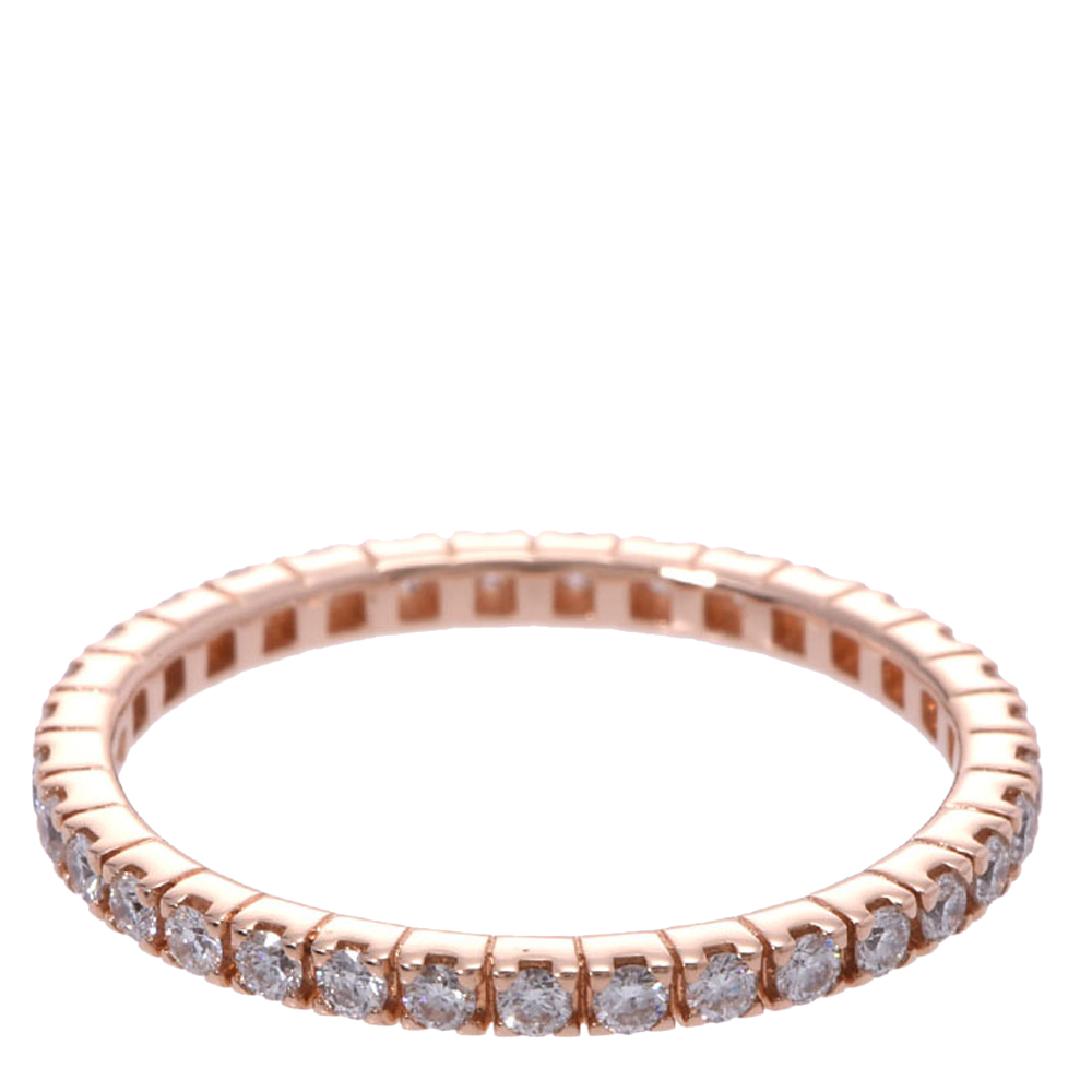 

Bvlgari Eternity 18K Rose Gold Diamond Ring EU