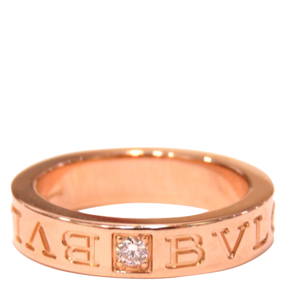 

Bvlgari Bvlgari Bvlgari 18K Rose Gold Diamond Ring EU