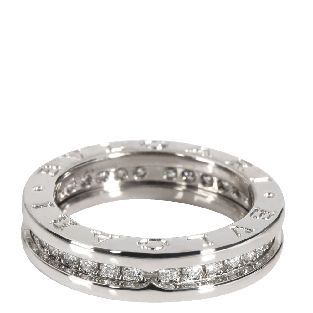 

Bvlgari B.Zero1 18K White Gold Diamond Ring Size EU