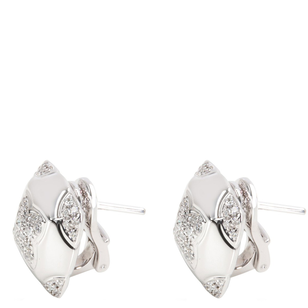 

Bvlgari Piramide Diamond 18K White Gold Earrings