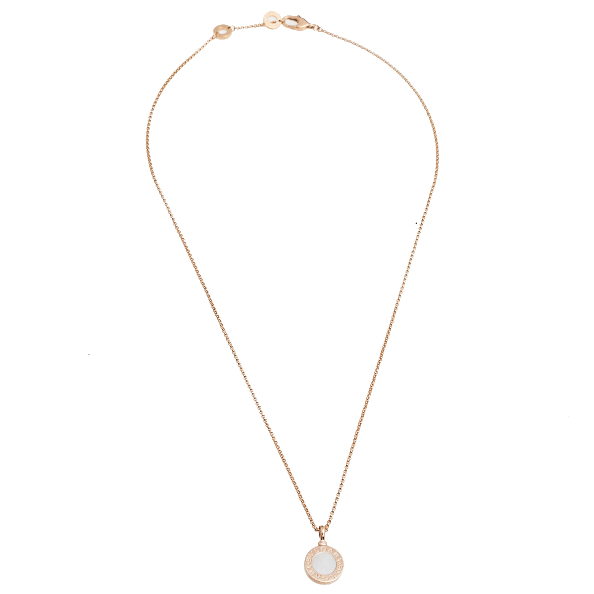 

Bvlgari Bvlgari Mother of Pearl 18K Rose Gold Pendant Necklace