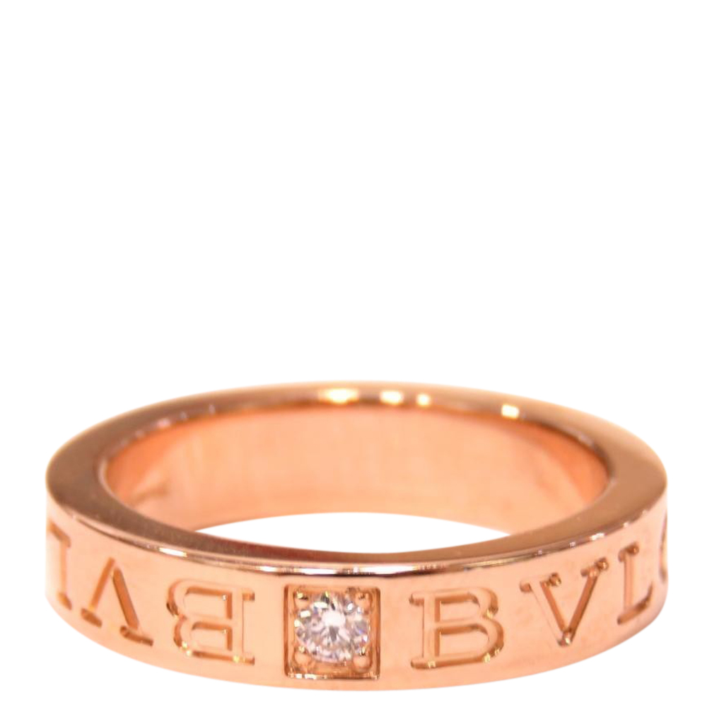 

Bvlgari Bvlgari Bvlgari 18K Rose Gold Diamond Ring EU