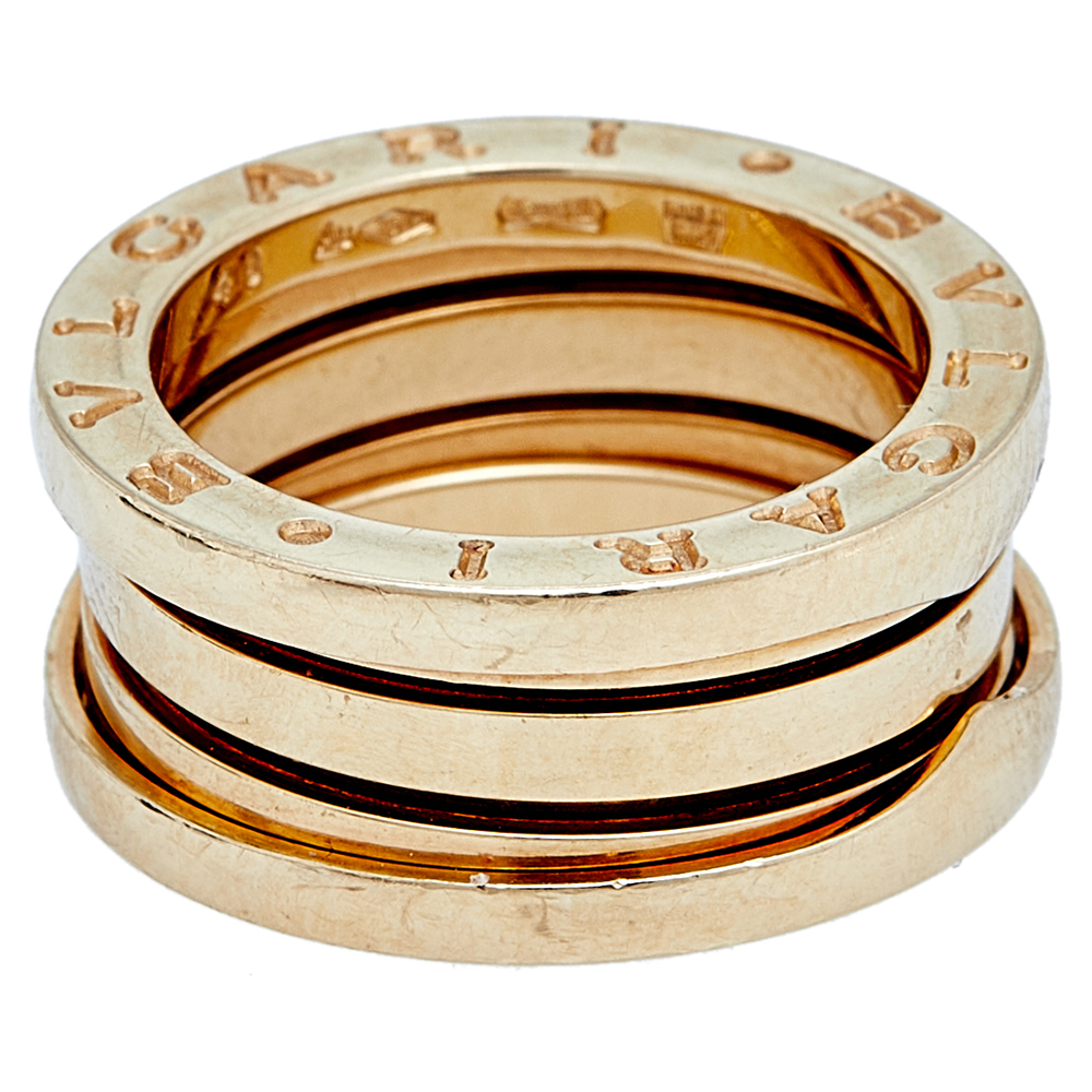 

Bvlgari B.Zero1 18K Yellow Gold 2-Band Ring