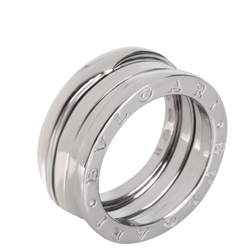 

Bvlgari B.Zero1 3-Band 18K White Gold Ring EU