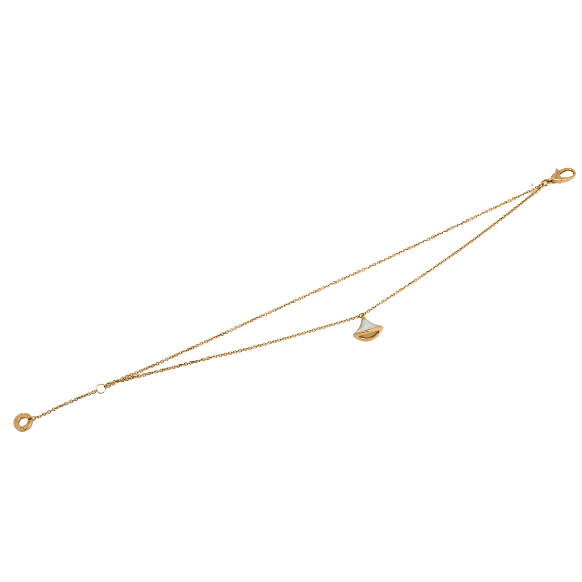 

Bvlgari Divas' Dream Mother of Pearl 18k Rose Gold Charm Bracelet