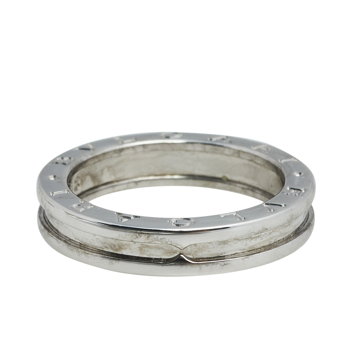 

Bvlgari B.Zero1 18K White Gold 1-Band Ring Size