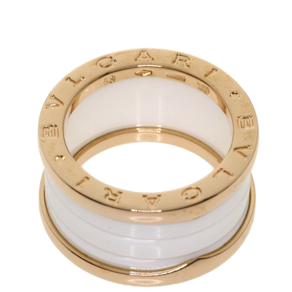 

Bvlgari B.Zero1 18K Rose Gold Ceramic Ring EU