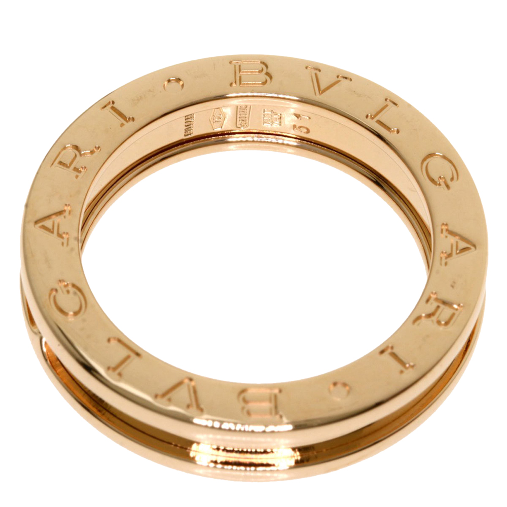 

Bvlgari B.Zero1 1-Band XS 18K Rose Gold Ring EU