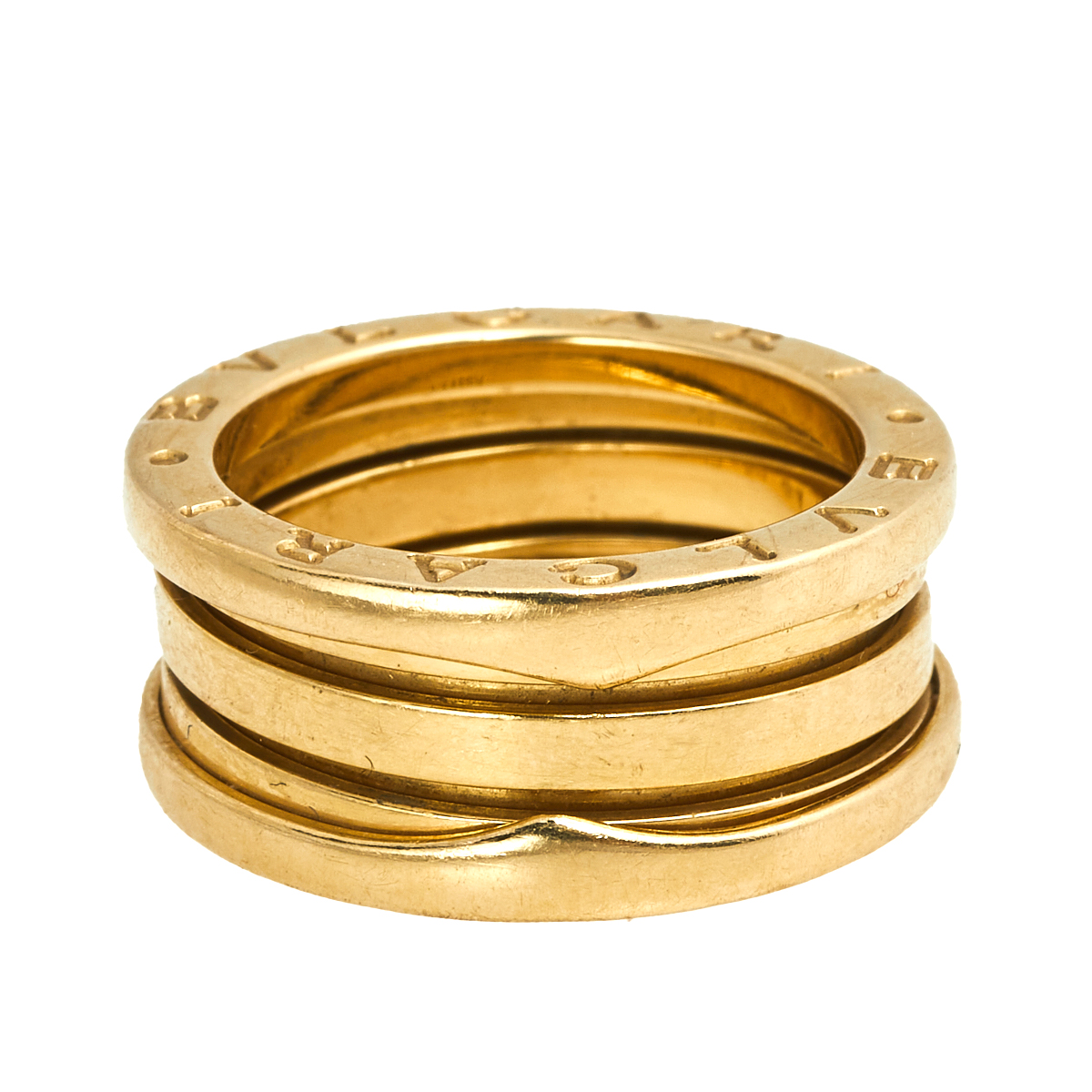 

Bvlgari B.Zero1 18k Yellow Gold 3 Band Ring Size