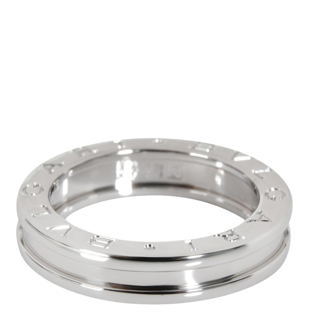 

Bvlgari B.Zero1 1-Band 18K White Gold Ring EU