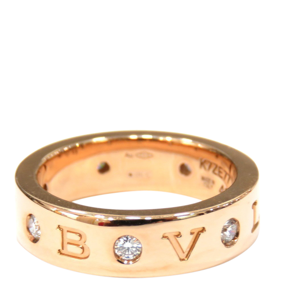 

Bvlgari Bvlgari Bvlgari 18K Rose Gold Diamond Ring EU