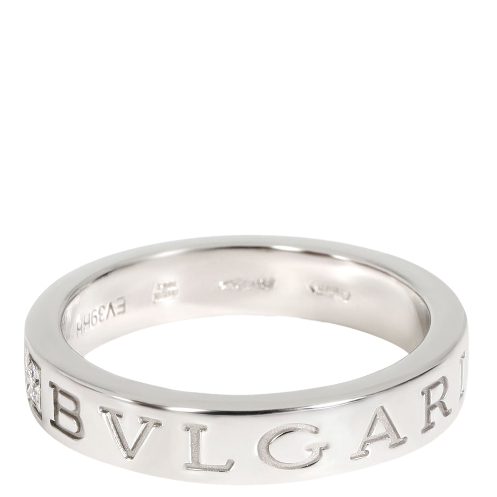 

Bvlgari Bvlgari Bvlgari Diamond 18K White Gold Ring Size EU