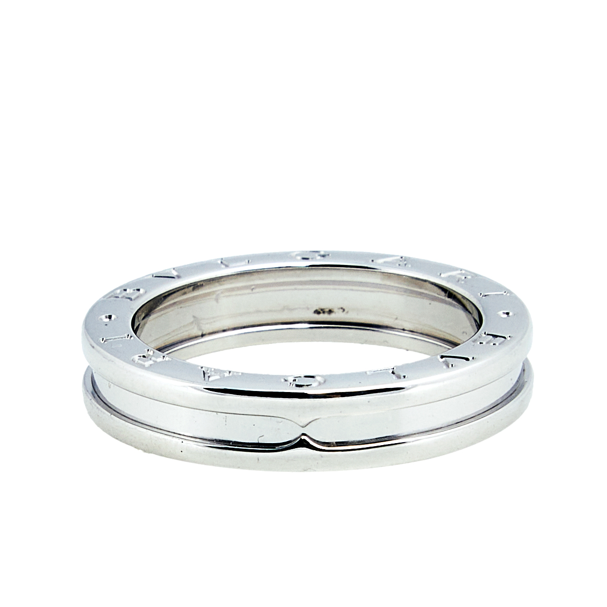 

Bvlgari B.Zero1 18k White Gold 1 Band Ring Size