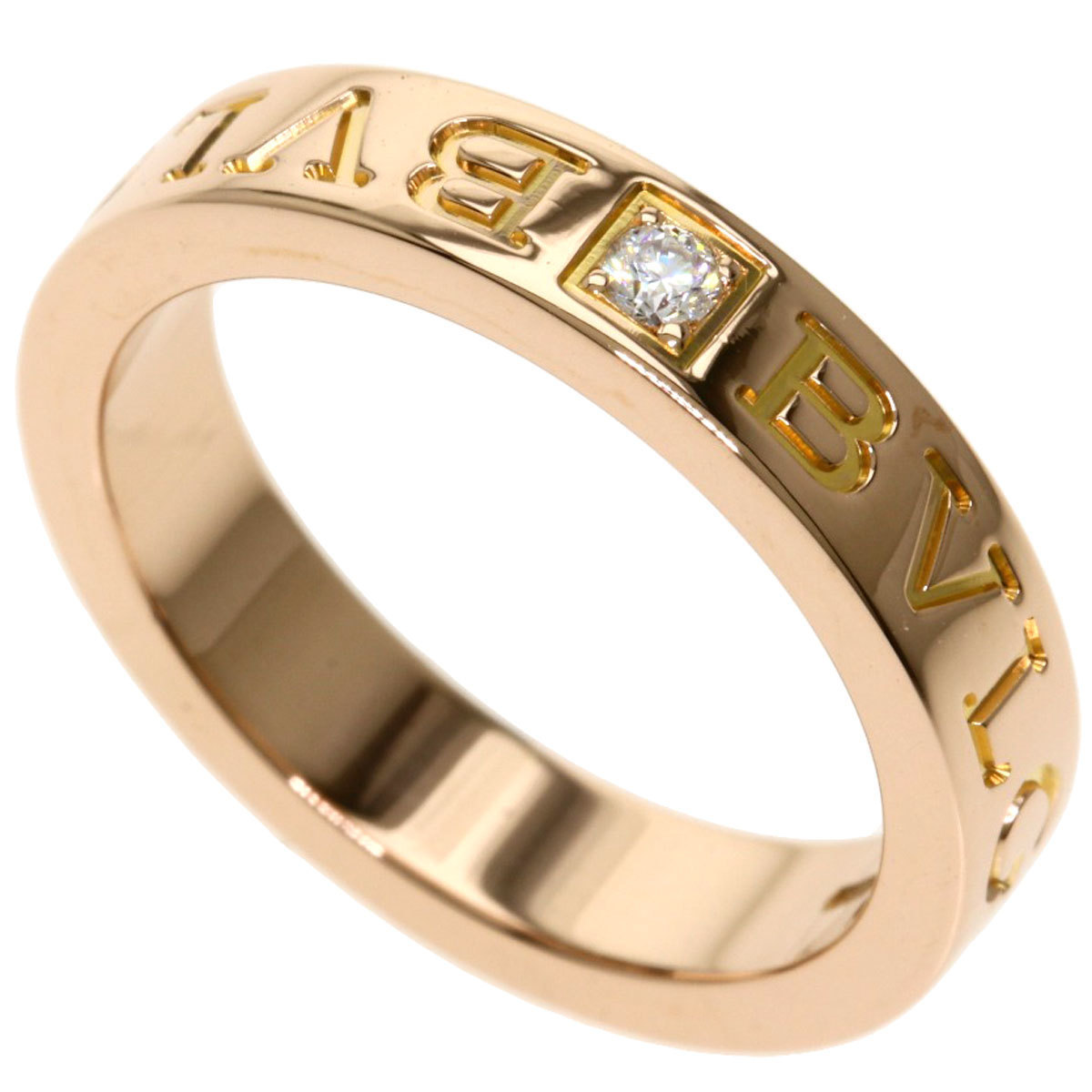 

Bvlgari Bvlgari 18K Rose Gold Diamond Ring EU