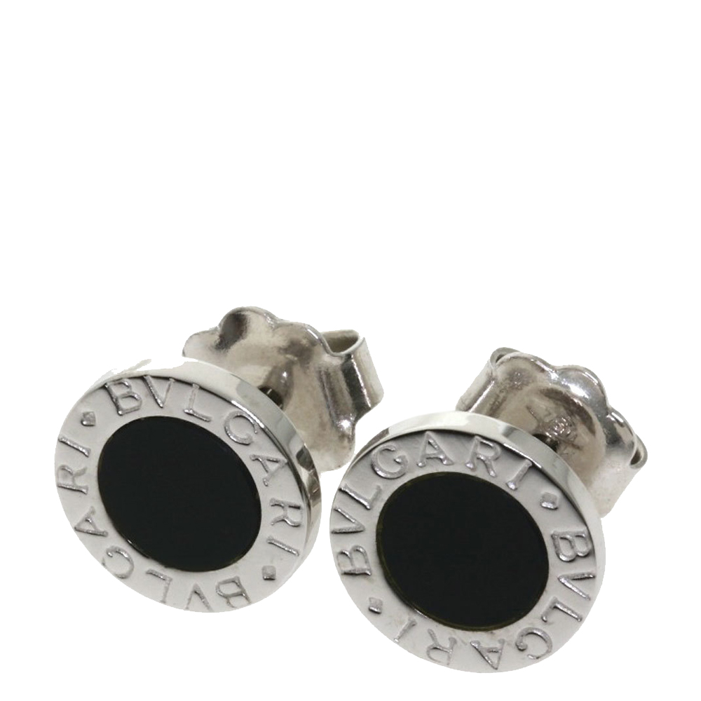 

Bvlgari Bvlgari 18K White Gold Onyx Earrings