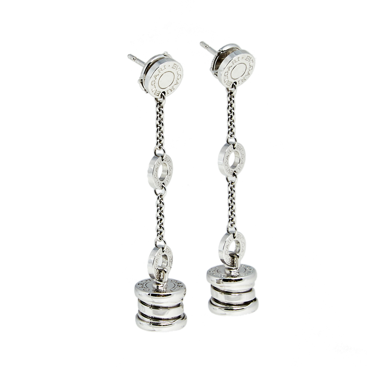 

Bvlgari B.Zero1 18k White Gold Dangle Earrings