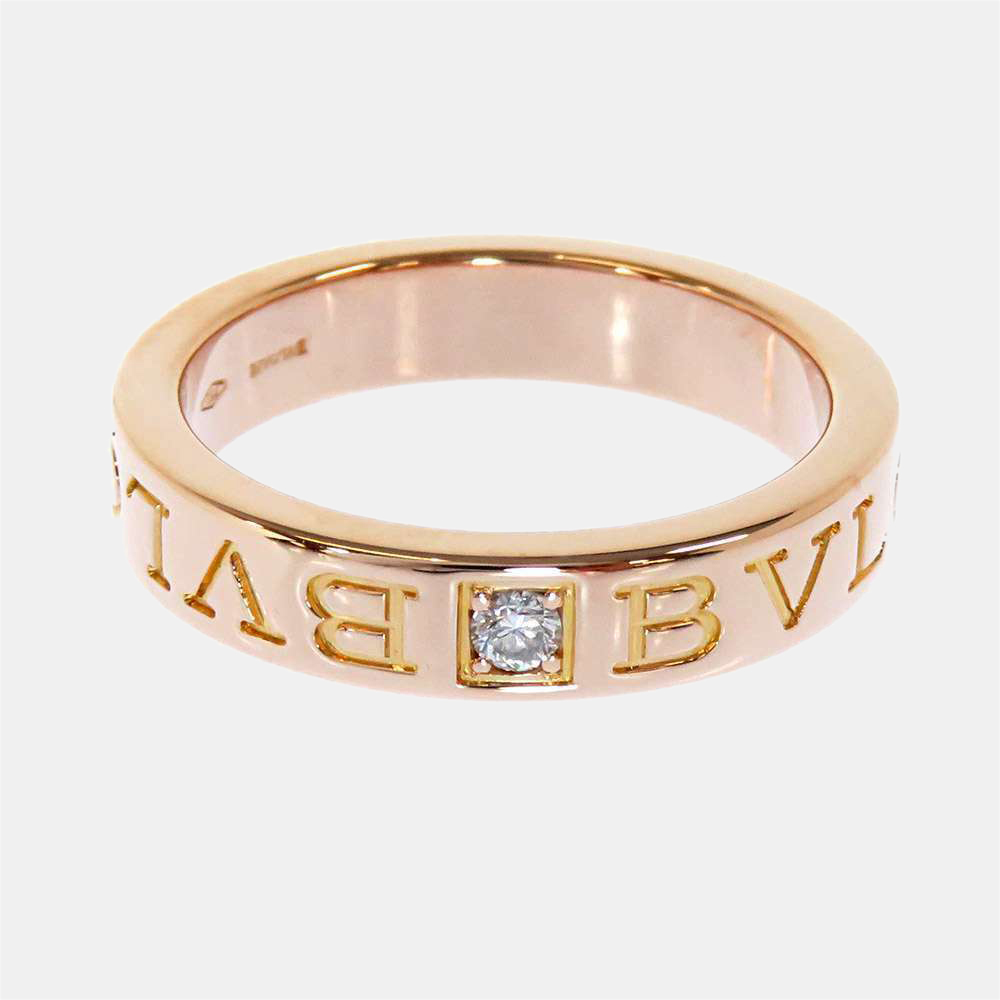 

Bvlgari Bvlgari 18K Rose Gold Diamond Ring EU 51