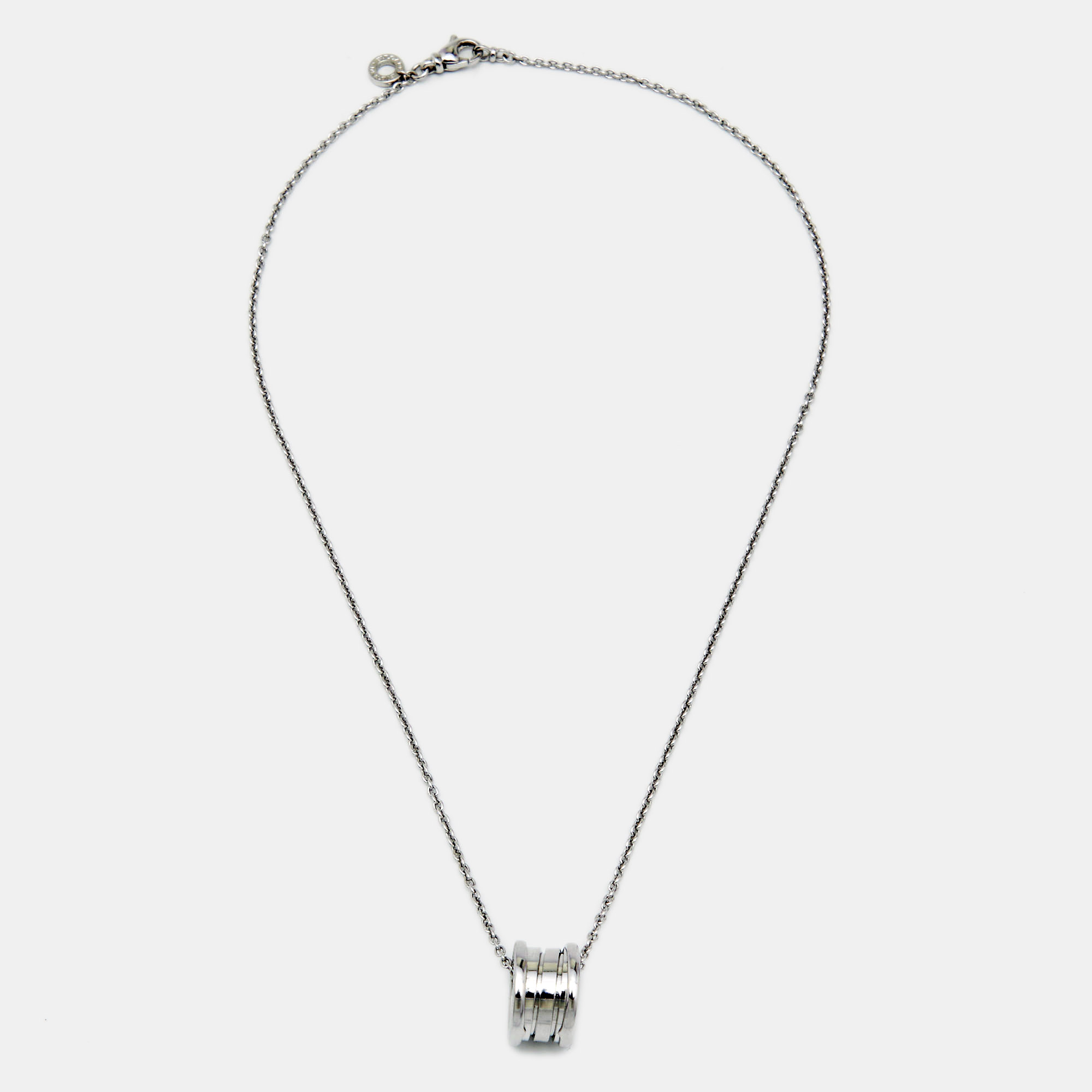 

Bvlgari B.Zero1 18k White Gold Pendant Necklace