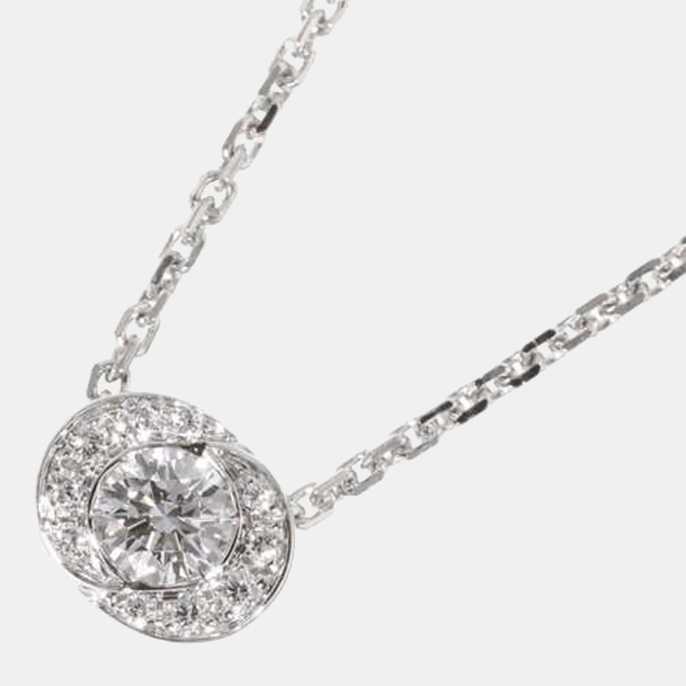 

Bvlgari Incontro D'amore Slide 18K White Gold Diamond Necklace