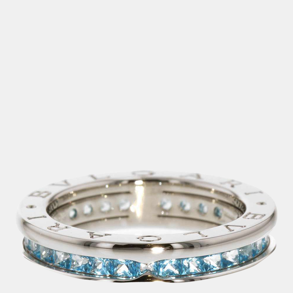 

Bvlgari B.Zero1 18K White Gold Topaz Ring EU