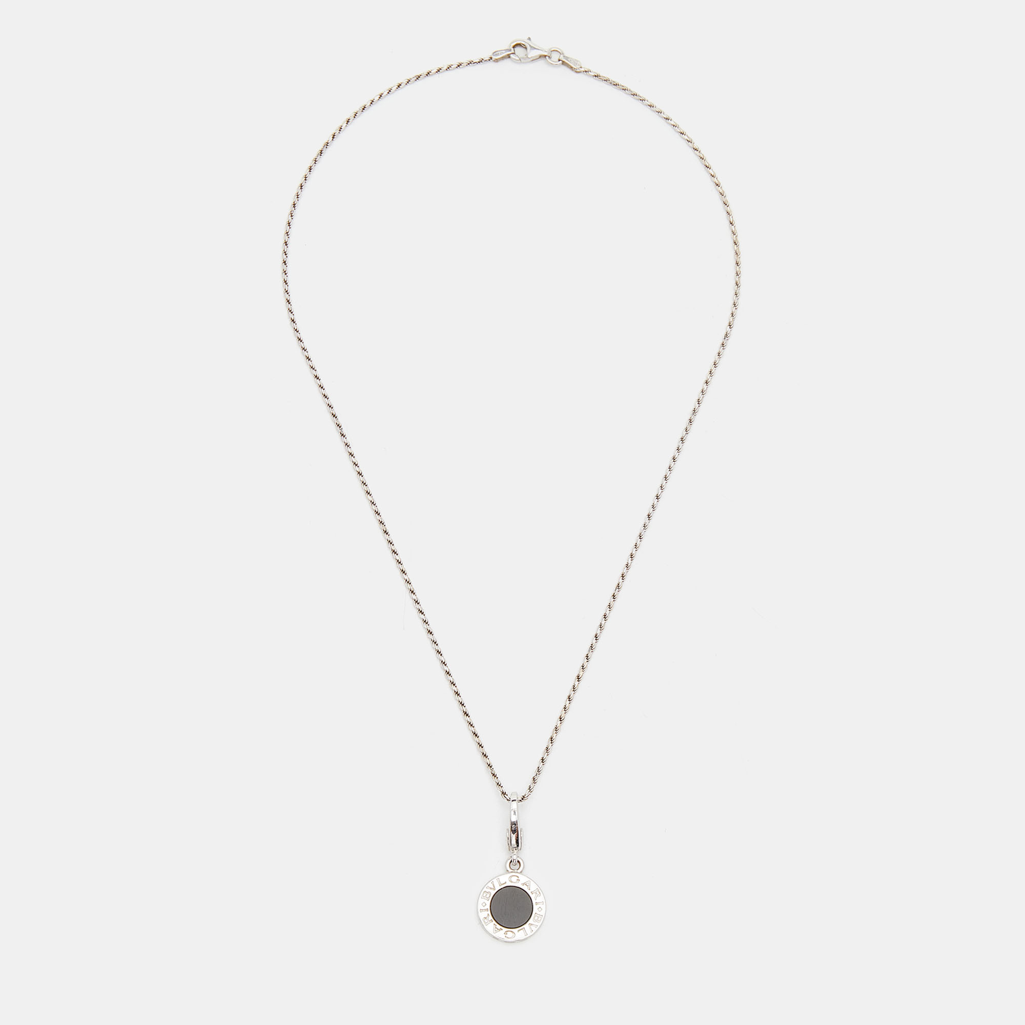 

Bvlgari Bvlgari Onyx 18k White Gold Charm and Pendant