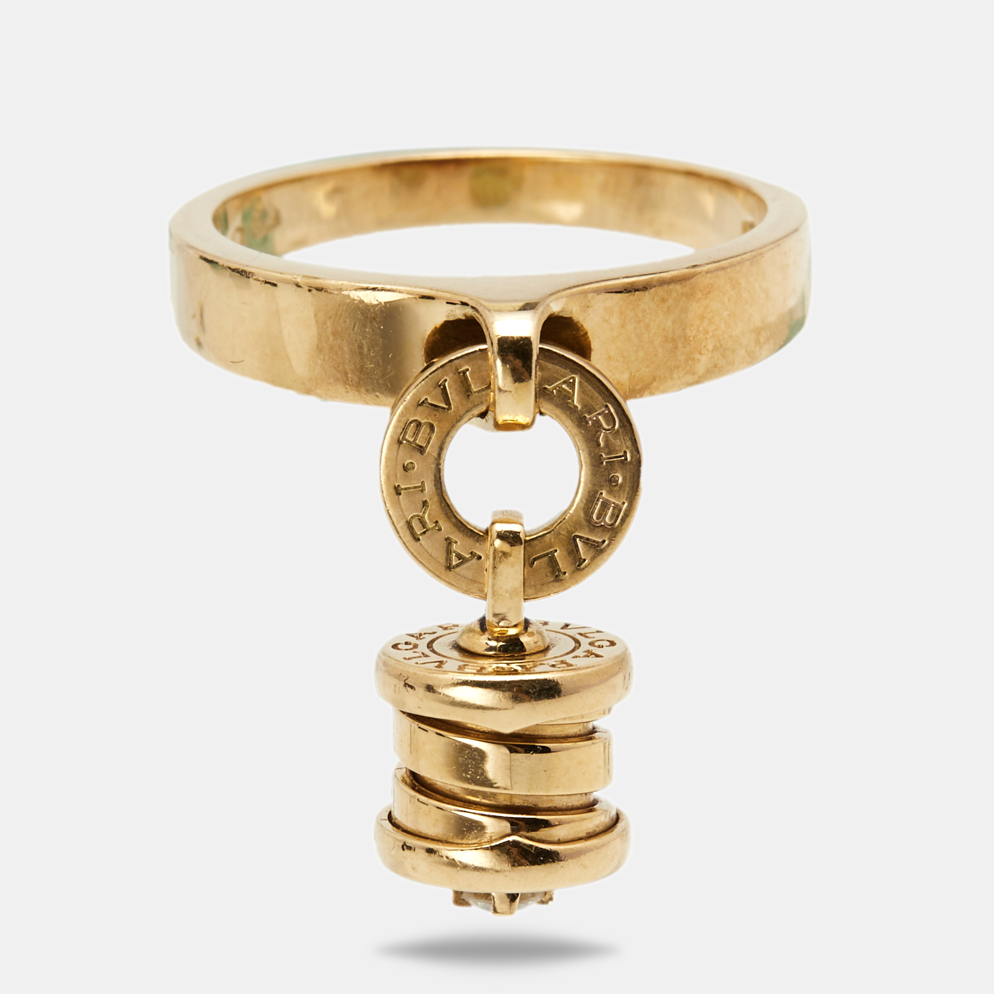 

Bvlgari B.Zero1 Diamond 18k Yellow Gold Charm Ring