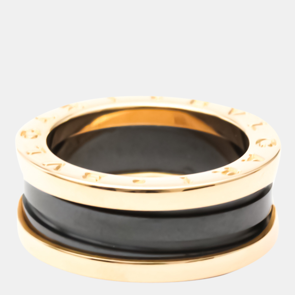 

Bvlgari B.zero1 18K Rose Gold Ceramic Ring EU