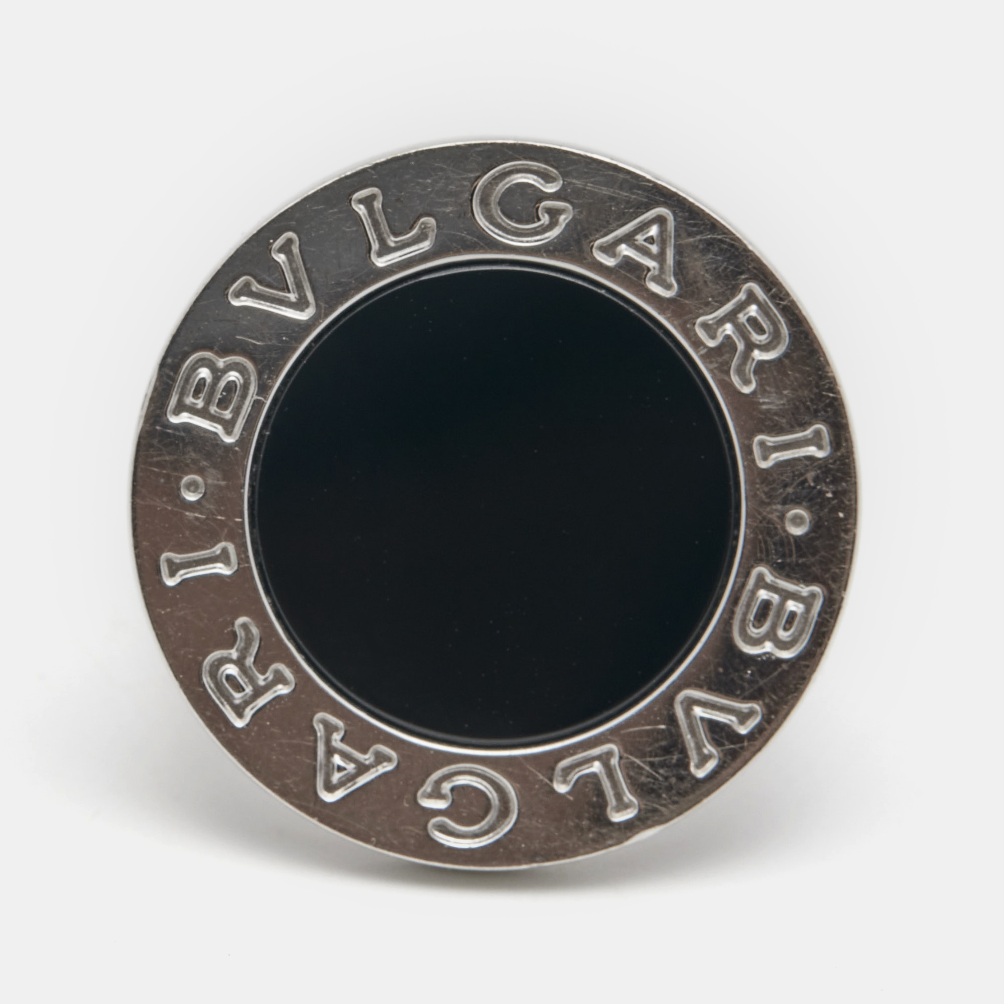 

Bvlgari Bvlgari Onyx 18k White Gold Circular Ring Size