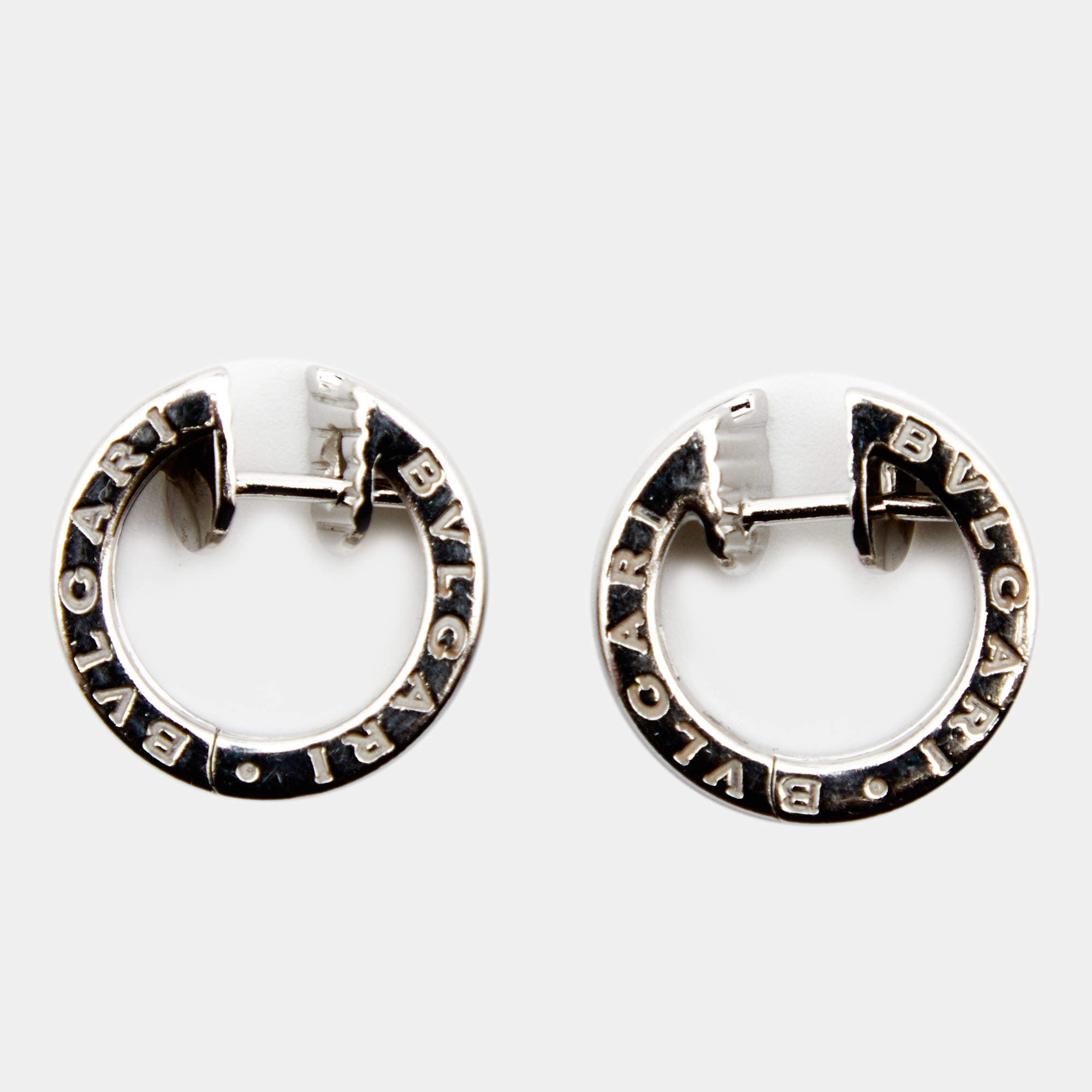 

Bvlgari B.Zero1 18k White Gold Small Hoop Earrings