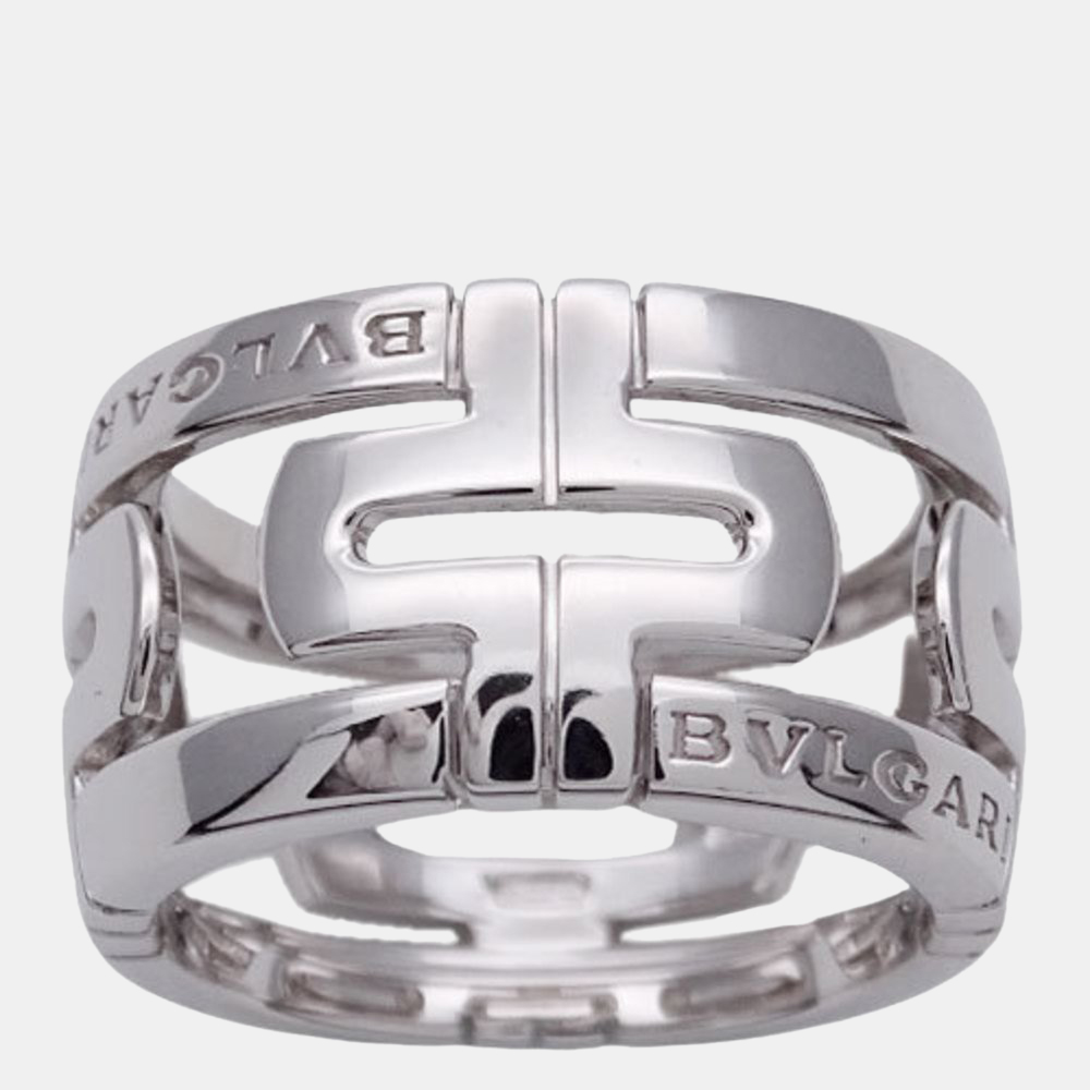 

Bvlgari Parentesi 18K White Gold Ring EU 51