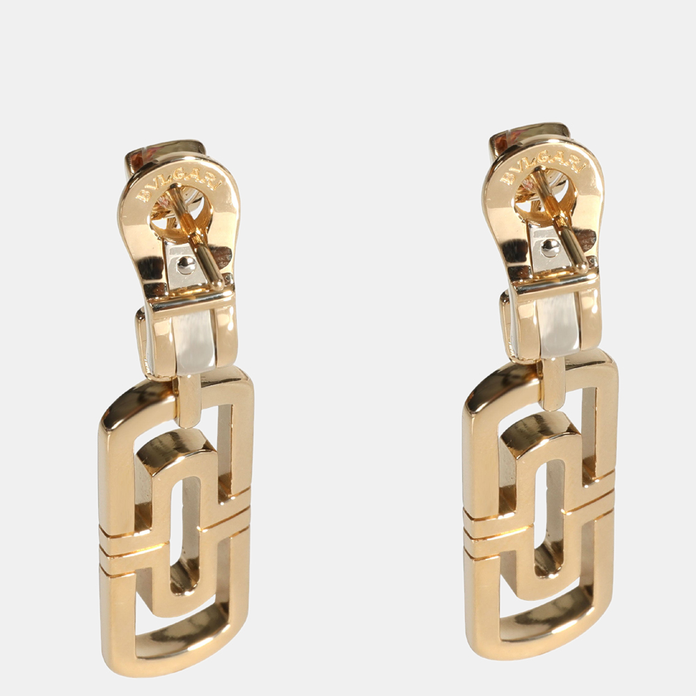 

BVLGARI Parentesi Drop Earrings in 18K Yellow Gold