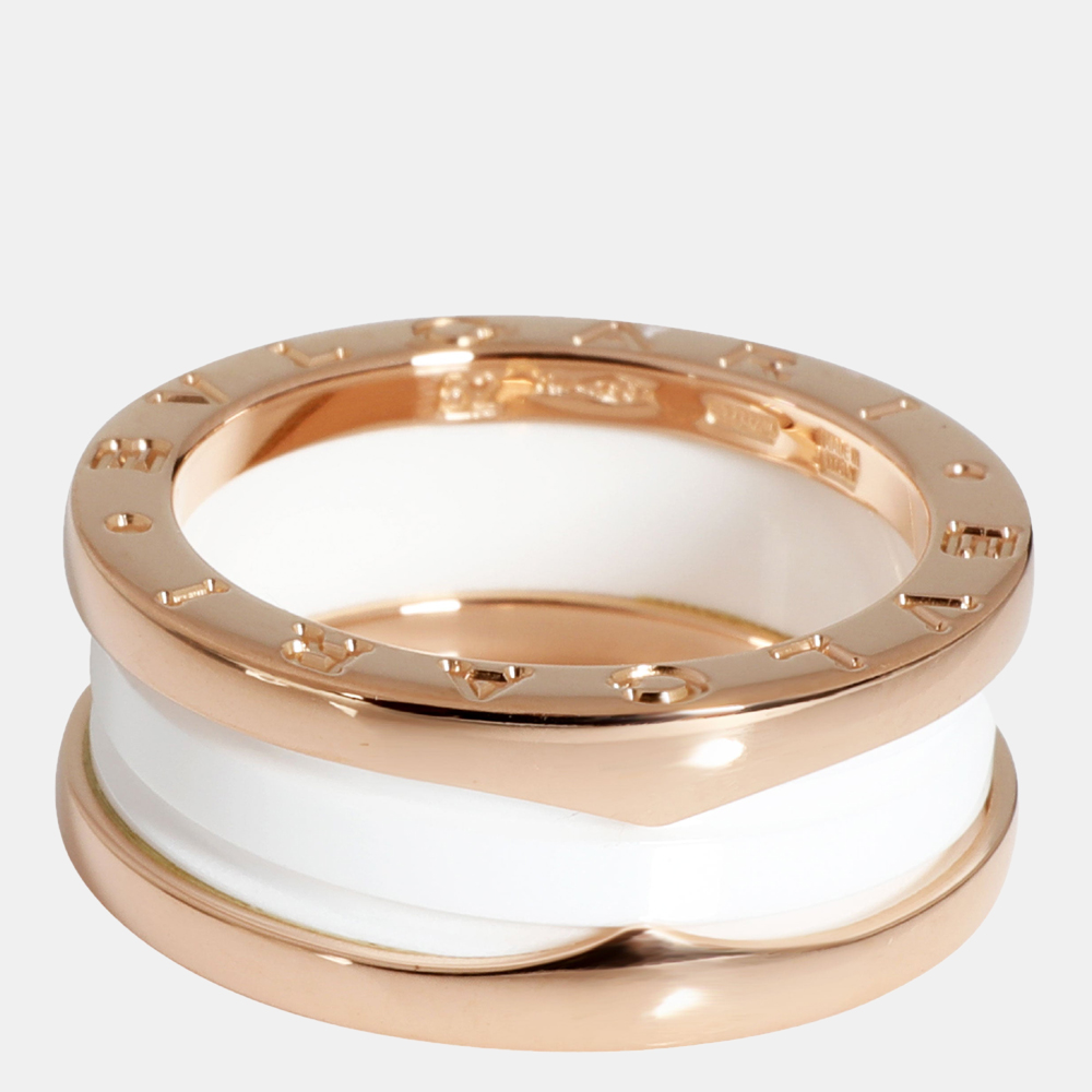 

BVLGARI B.Zero1 Ceramic Band in 18k Rose Gold