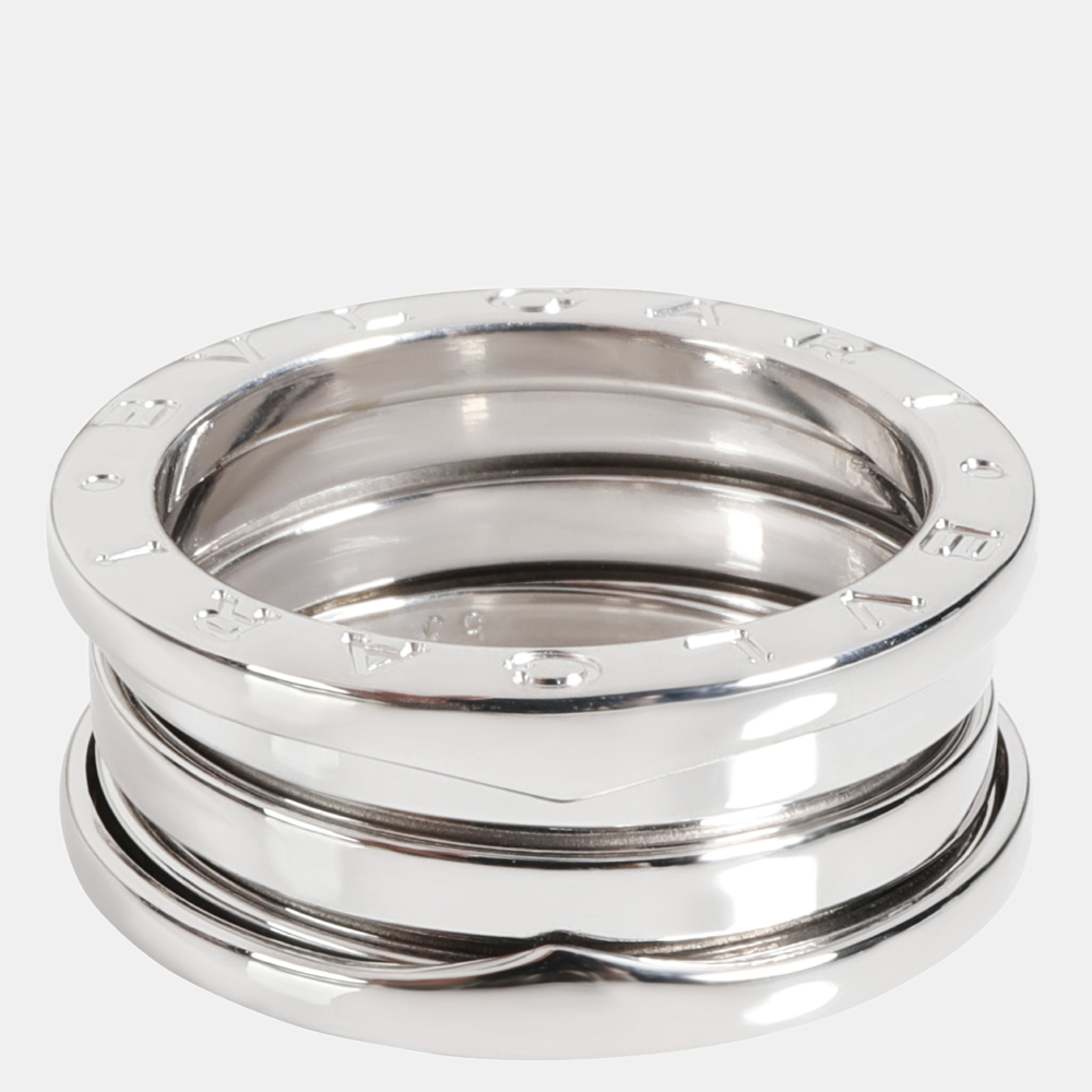 

BVLGARI 3 Spiral B Zero1 Ring in 18k White Gold