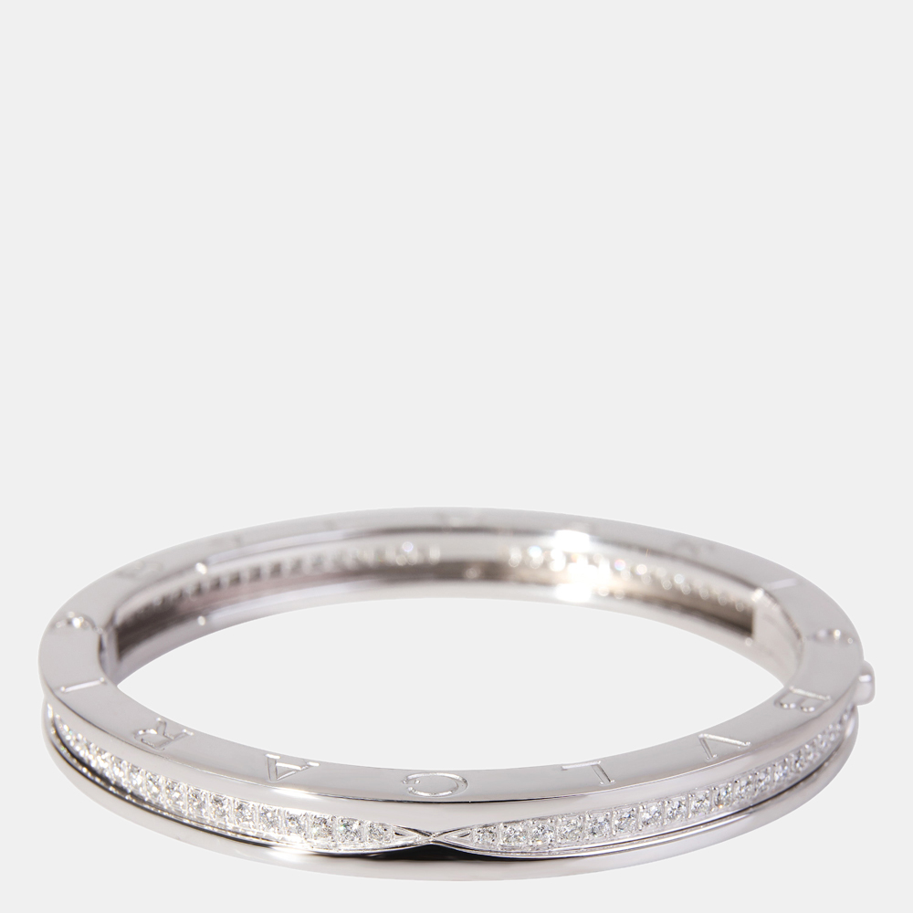 

Bvlgari B.zero1 Diamond Bracelet in 18k White Gold